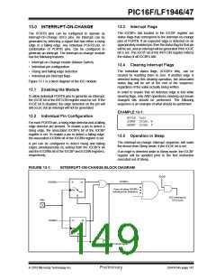 浏览型号PIC16LF1947-E/MR的Datasheet PDF文件第149页