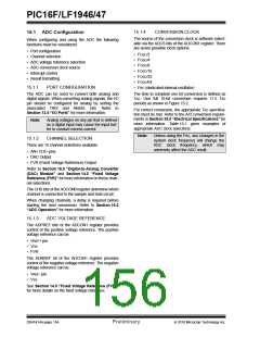 浏览型号PIC16LF1947-E/MR的Datasheet PDF文件第156页