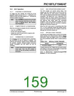 浏览型号PIC16LF1947-E/MR的Datasheet PDF文件第159页