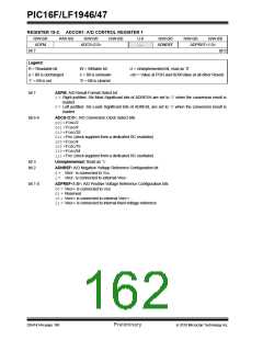 浏览型号PIC16LF1947-E/MR的Datasheet PDF文件第162页
