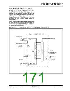 浏览型号PIC16LF1947-E/MR的Datasheet PDF文件第171页