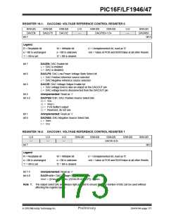浏览型号PIC16LF1947-E/MR的Datasheet PDF文件第173页