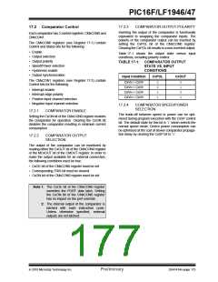 浏览型号PIC16LF1947-E/MR的Datasheet PDF文件第177页