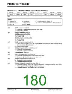 浏览型号PIC16LF1947-E/MR的Datasheet PDF文件第180页