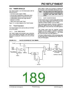 浏览型号PIC16LF1947-E/MR的Datasheet PDF文件第189页