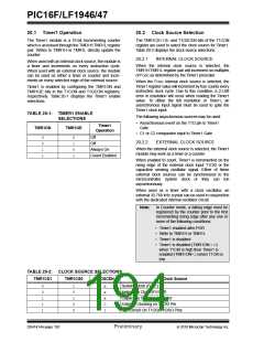 浏览型号PIC16LF1947-E/MR的Datasheet PDF文件第194页