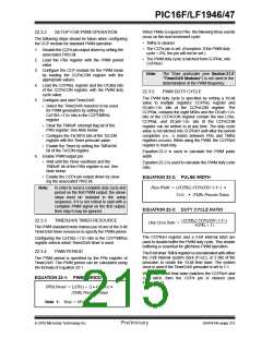 浏览型号PIC16LF1947-E/MR的Datasheet PDF文件第215页