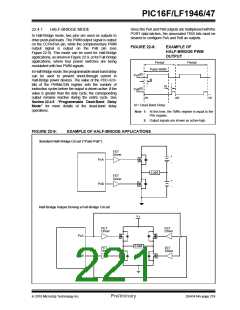 浏览型号PIC16LF1947-E/MR的Datasheet PDF文件第221页