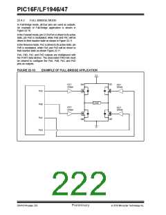 浏览型号PIC16LF1947-E/MR的Datasheet PDF文件第222页