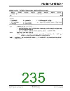 浏览型号PIC16LF1947-E/MR的Datasheet PDF文件第235页