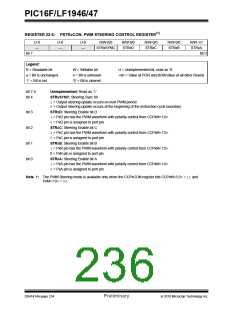 浏览型号PIC16LF1947-E/MR的Datasheet PDF文件第236页