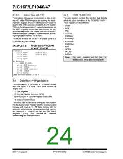 浏览型号PIC16LF1947-E/MR的Datasheet PDF文件第24页