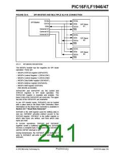 浏览型号PIC16LF1947-E/MR的Datasheet PDF文件第241页