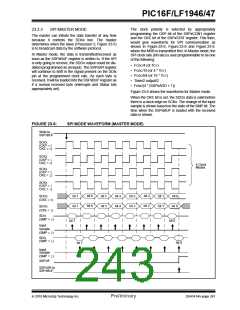 浏览型号PIC16LF1947-E/MR的Datasheet PDF文件第243页