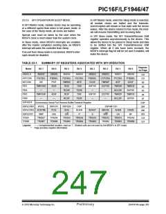 浏览型号PIC16LF1947-E/MR的Datasheet PDF文件第247页