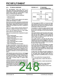 浏览型号PIC16LF1947-E/MR的Datasheet PDF文件第248页