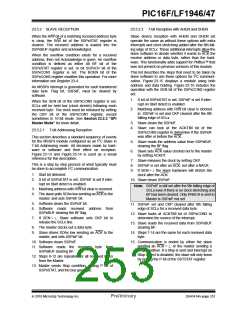 浏览型号PIC16LF1947-E/MR的Datasheet PDF文件第253页