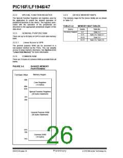 浏览型号PIC16LF1947-E/MR的Datasheet PDF文件第26页
