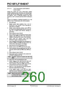 浏览型号PIC16LF1947-E/MR的Datasheet PDF文件第260页