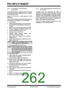 浏览型号PIC16LF1947-E/MR的Datasheet PDF文件第262页