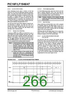 浏览型号PIC16LF1947-E/MR的Datasheet PDF文件第266页