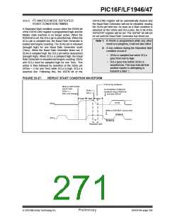 浏览型号PIC16LF1947-E/MR的Datasheet PDF文件第271页