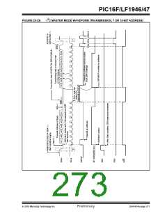浏览型号PIC16LF1947-E/MR的Datasheet PDF文件第273页