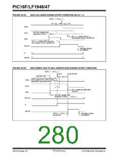 浏览型号PIC16LF1947-E/MR的Datasheet PDF文件第280页