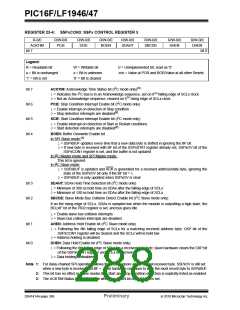 浏览型号PIC16LF1947-E/MR的Datasheet PDF文件第288页