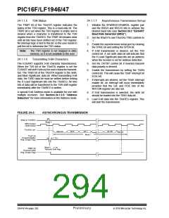 浏览型号PIC16LF1947-E/MR的Datasheet PDF文件第294页