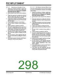 浏览型号PIC16LF1947-E/MR的Datasheet PDF文件第298页