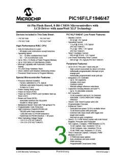 浏览型号PIC16LF1947-E/MR的Datasheet PDF文件第3页