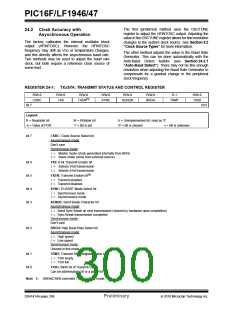 浏览型号PIC16LF1947-E/MR的Datasheet PDF文件第300页