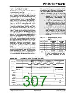 浏览型号PIC16LF1947-E/MR的Datasheet PDF文件第307页