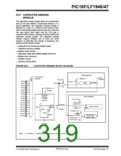 浏览型号PIC16LF1947-E/MR的Datasheet PDF文件第319页