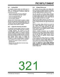 浏览型号PIC16LF1947-E/MR的Datasheet PDF文件第321页