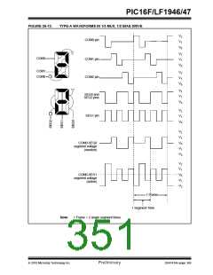 浏览型号PIC16LF1947-E/MR的Datasheet PDF文件第351页