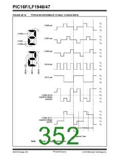 浏览型号PIC16LF1947-E/MR的Datasheet PDF文件第352页