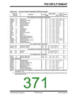 浏览型号PIC16LF1947-E/MR的Datasheet PDF文件第371页