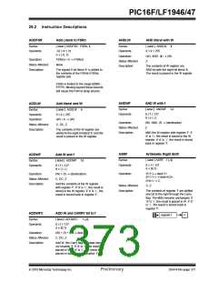 浏览型号PIC16LF1947-E/MR的Datasheet PDF文件第373页