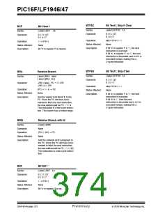 浏览型号PIC16LF1947-E/MR的Datasheet PDF文件第374页