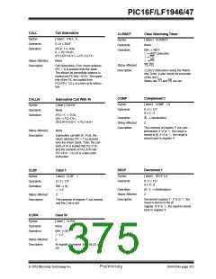 浏览型号PIC16LF1947-E/MR的Datasheet PDF文件第375页
