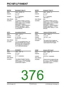 浏览型号PIC16LF1947-E/MR的Datasheet PDF文件第376页