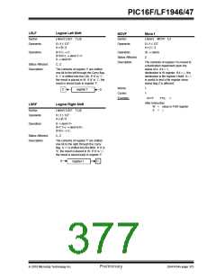 浏览型号PIC16LF1947-E/MR的Datasheet PDF文件第377页