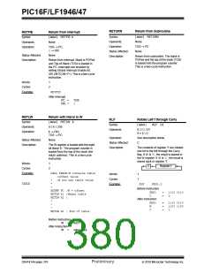 浏览型号PIC16LF1947-E/MR的Datasheet PDF文件第380页