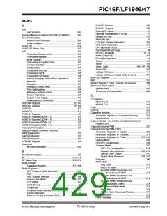 浏览型号PIC16LF1947-E/MR的Datasheet PDF文件第429页