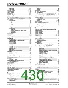 浏览型号PIC16LF1947-E/MR的Datasheet PDF文件第430页