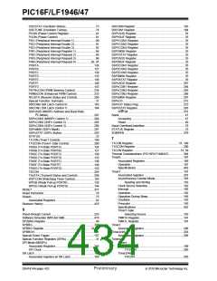 浏览型号PIC16LF1947-E/MR的Datasheet PDF文件第434页