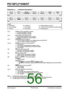 浏览型号PIC16LF1947-E/MR的Datasheet PDF文件第56页