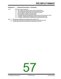 浏览型号PIC16LF1947-E/MR的Datasheet PDF文件第57页